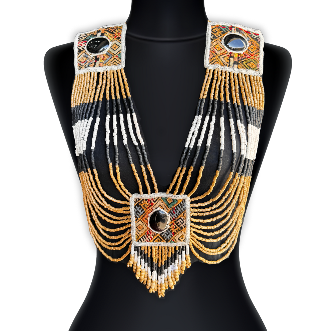 Ceremonial Body Jewelry Handmade for Energetic Alignment – Warrior Goddess, Ixchel Oro
