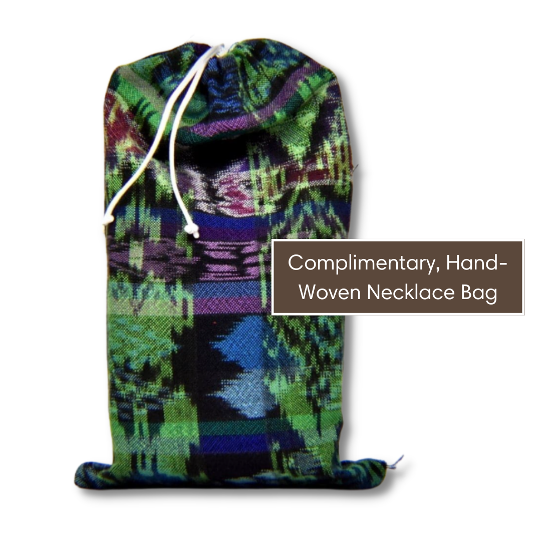 Embroidered Bib Collars with Fringes, Adjustable - "Birds of Santiago"