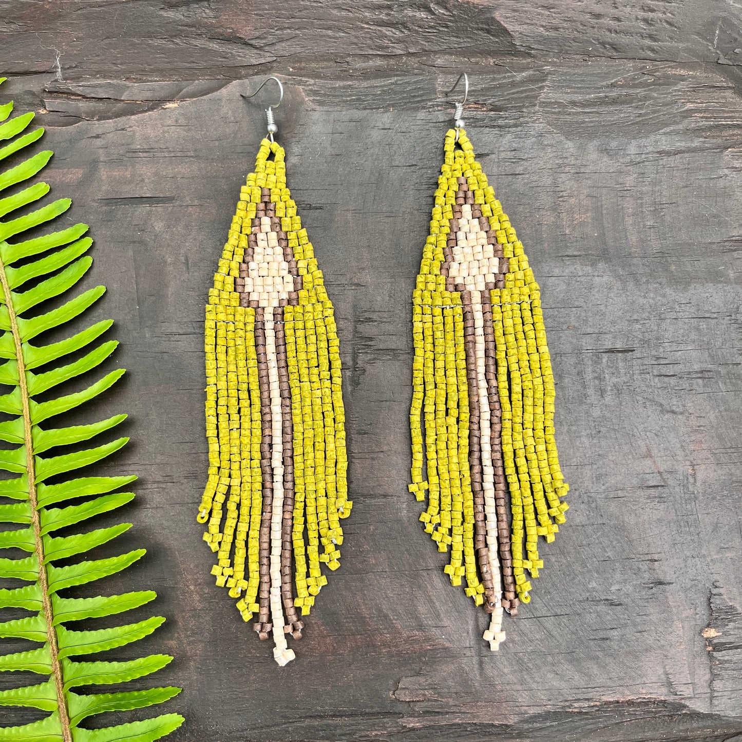 Lightweight Fringe Earrings - Arrow