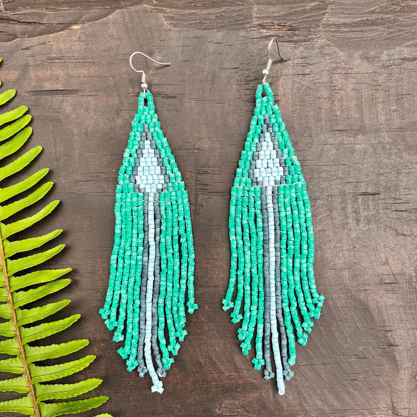 Lightweight Fringe Earrings - Arrow