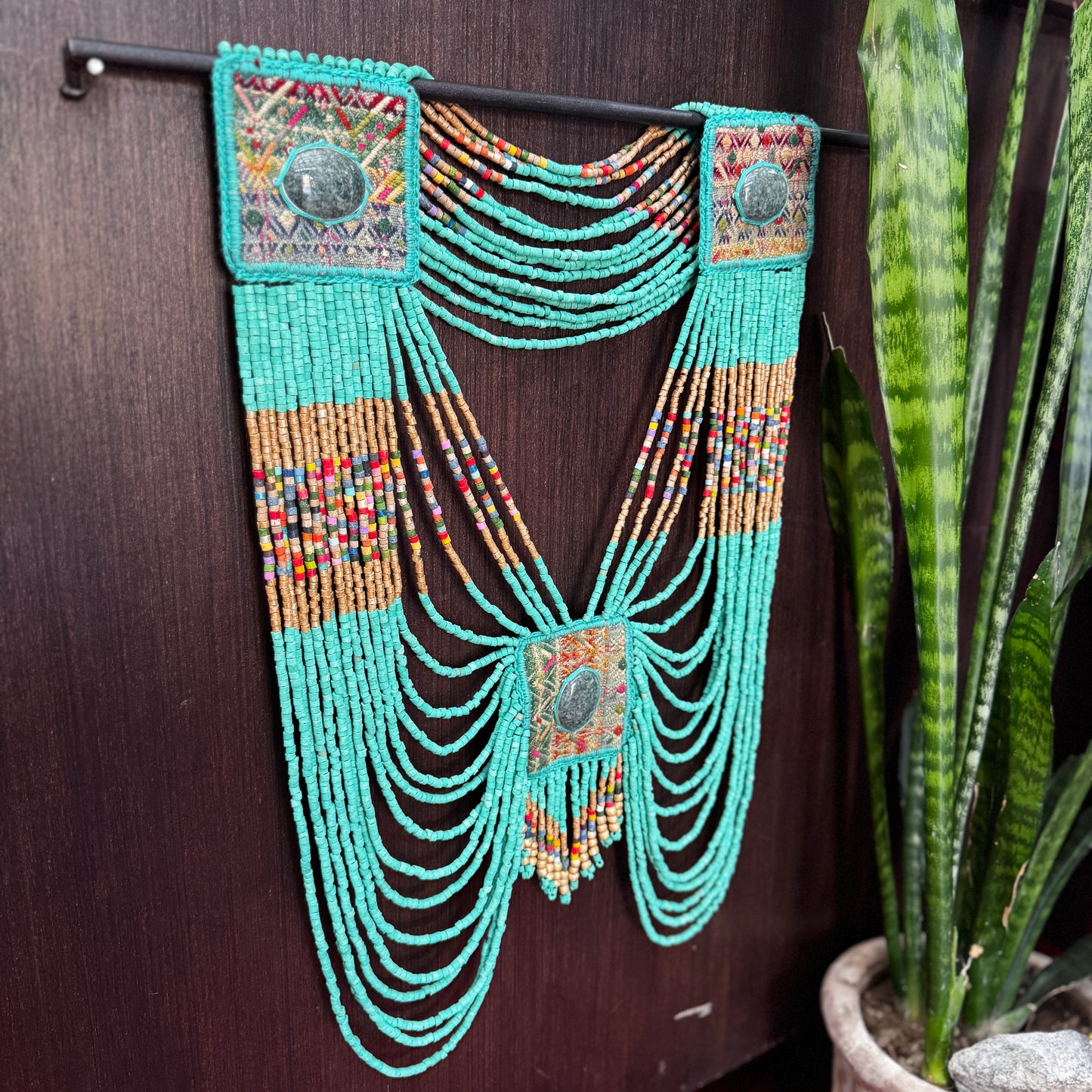 Ceremonial Body Jewelry Handmade for Energetic Alignment – Warrior Goddess, Luz de Turquesa