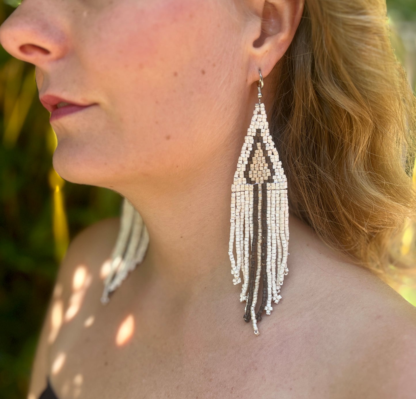 Lightweight Fringe Earrings - Arrow