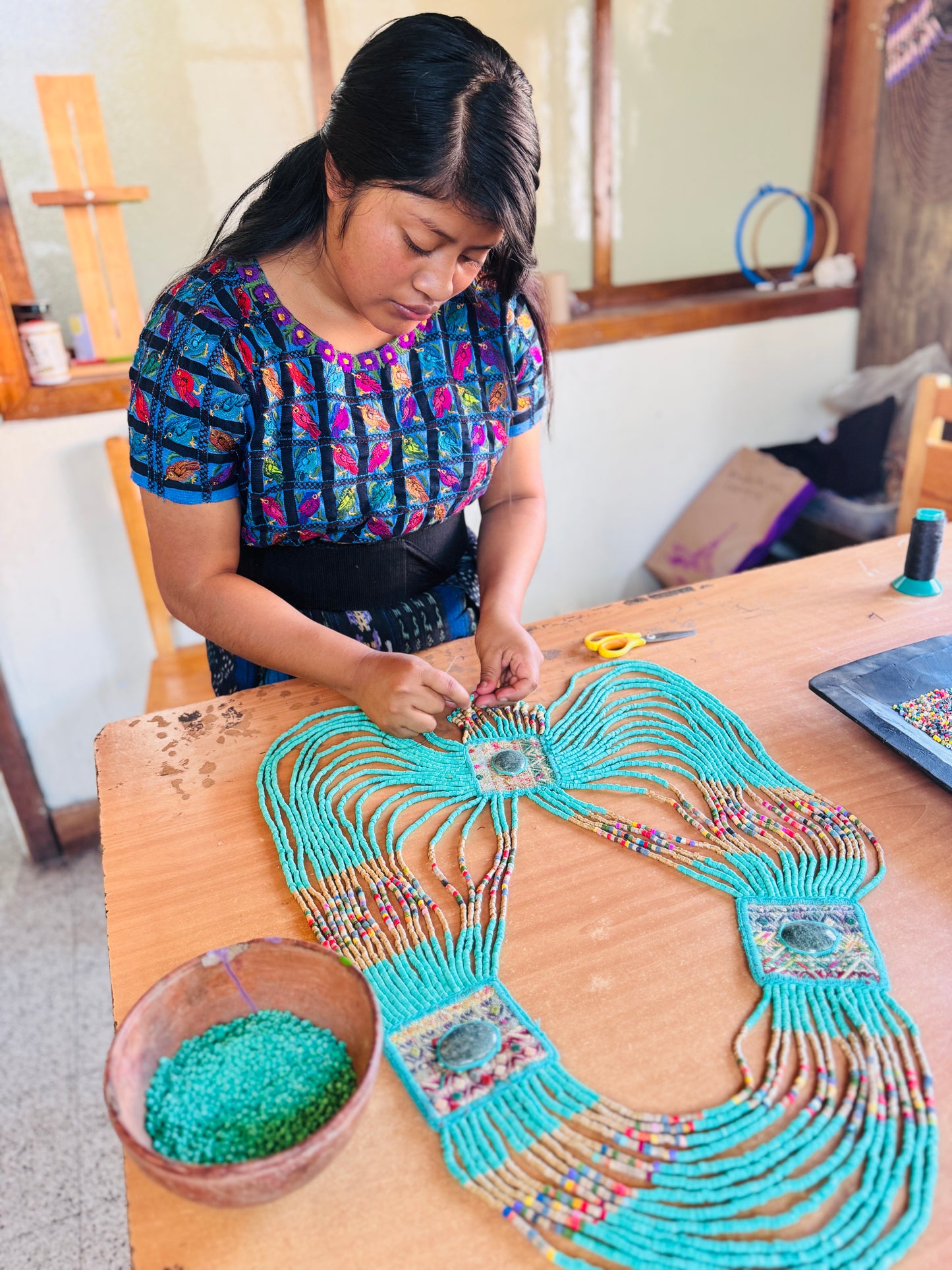 Ceremonial Body Jewelry Handmade for Energetic Alignment – Warrior Goddess, Luz de Turquesa