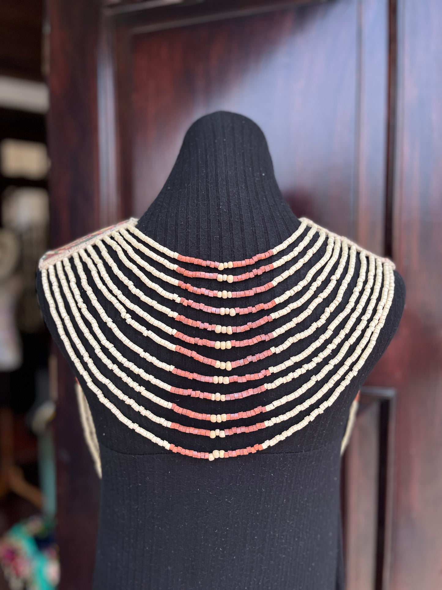 Body Jewelry with Beaded Chains - "Warrior", Vintage Chichi