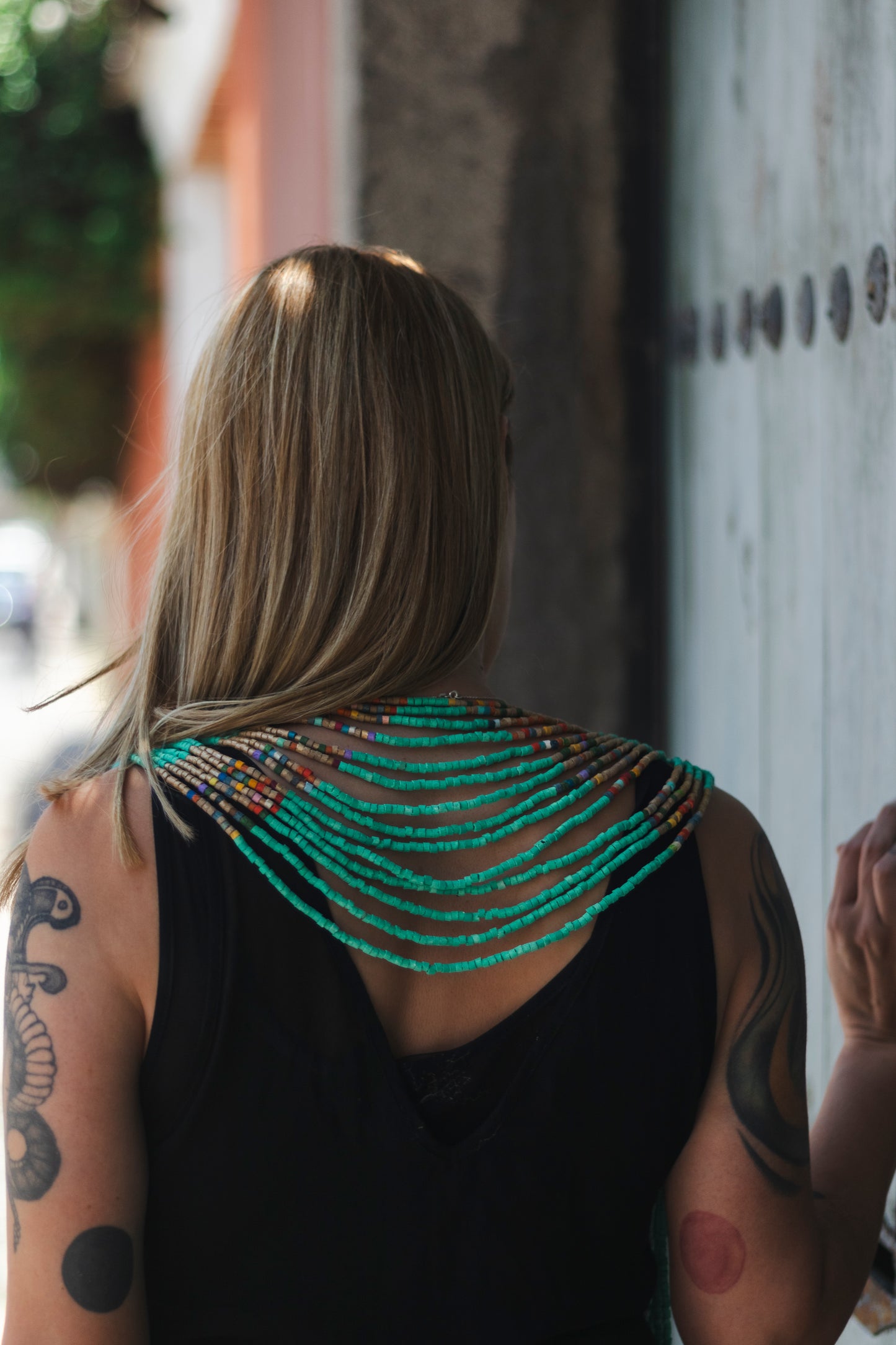 Ceremonial Body Jewelry Handmade for Energetic Alignment – Warrior Goddess, Luz de Turquesa