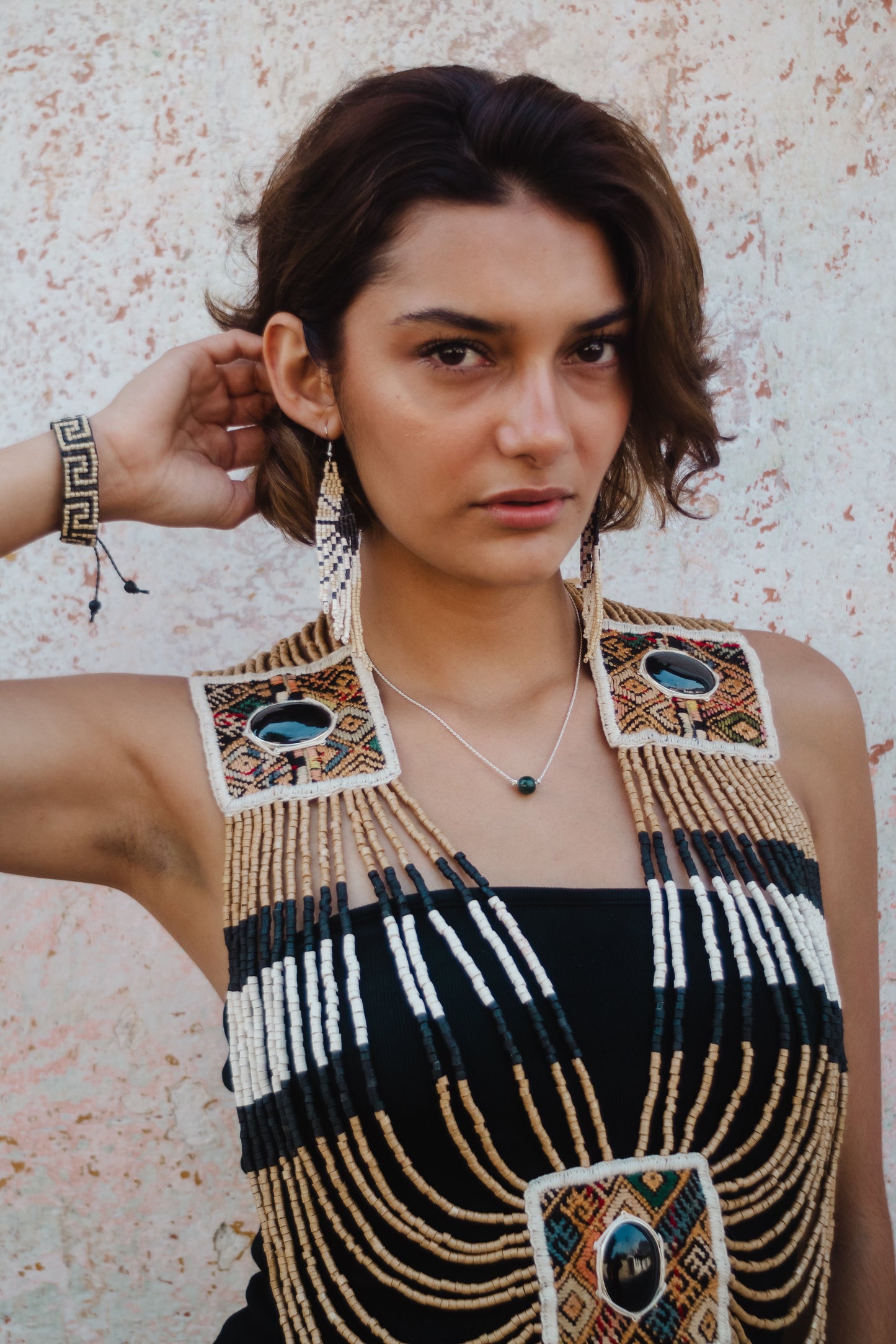 Ceremonial Body Jewelry Handmade for Energetic Alignment – Warrior Goddess, Ixchel Oro