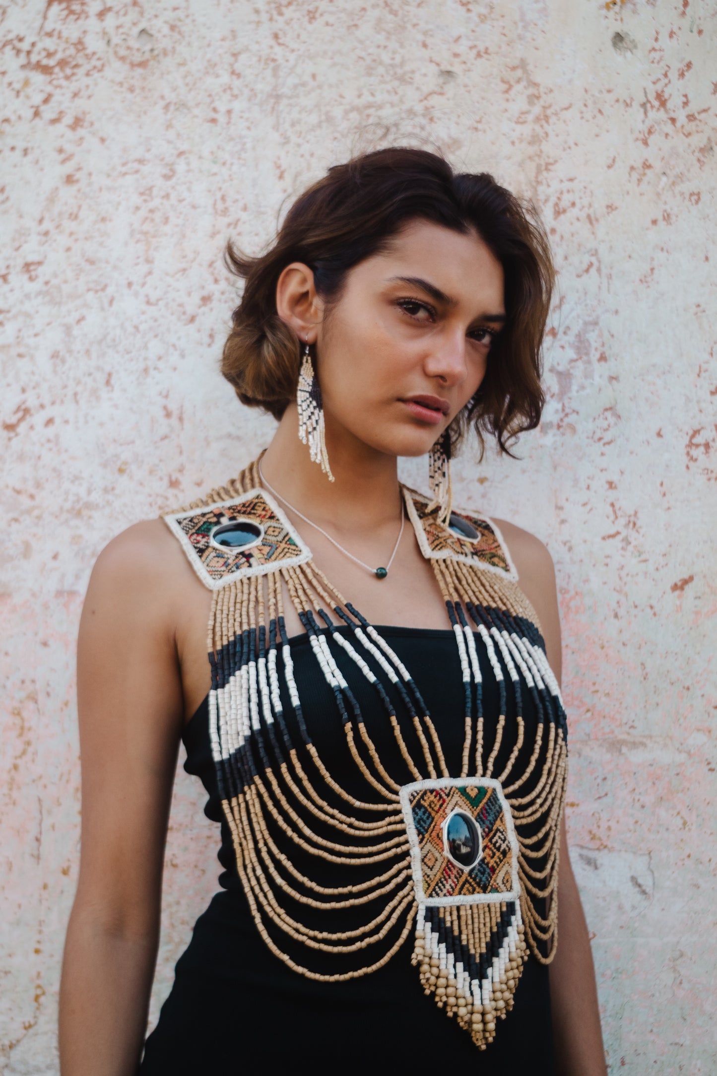 Ceremonial Body Jewelry Handmade for Energetic Alignment – Warrior Goddess, Ixchel Oro