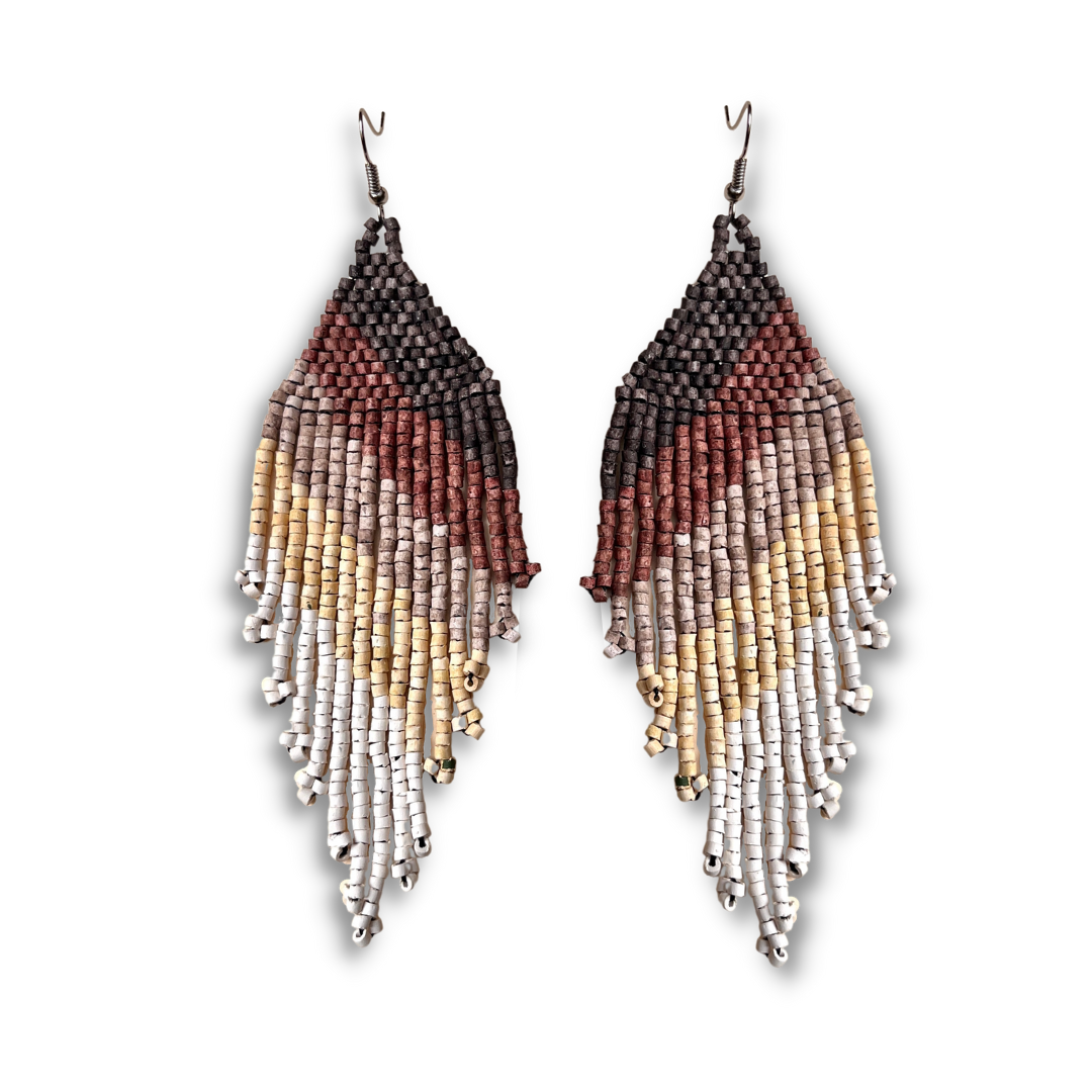 Light, Statement Earrings - "Lean Tikal Synergy"