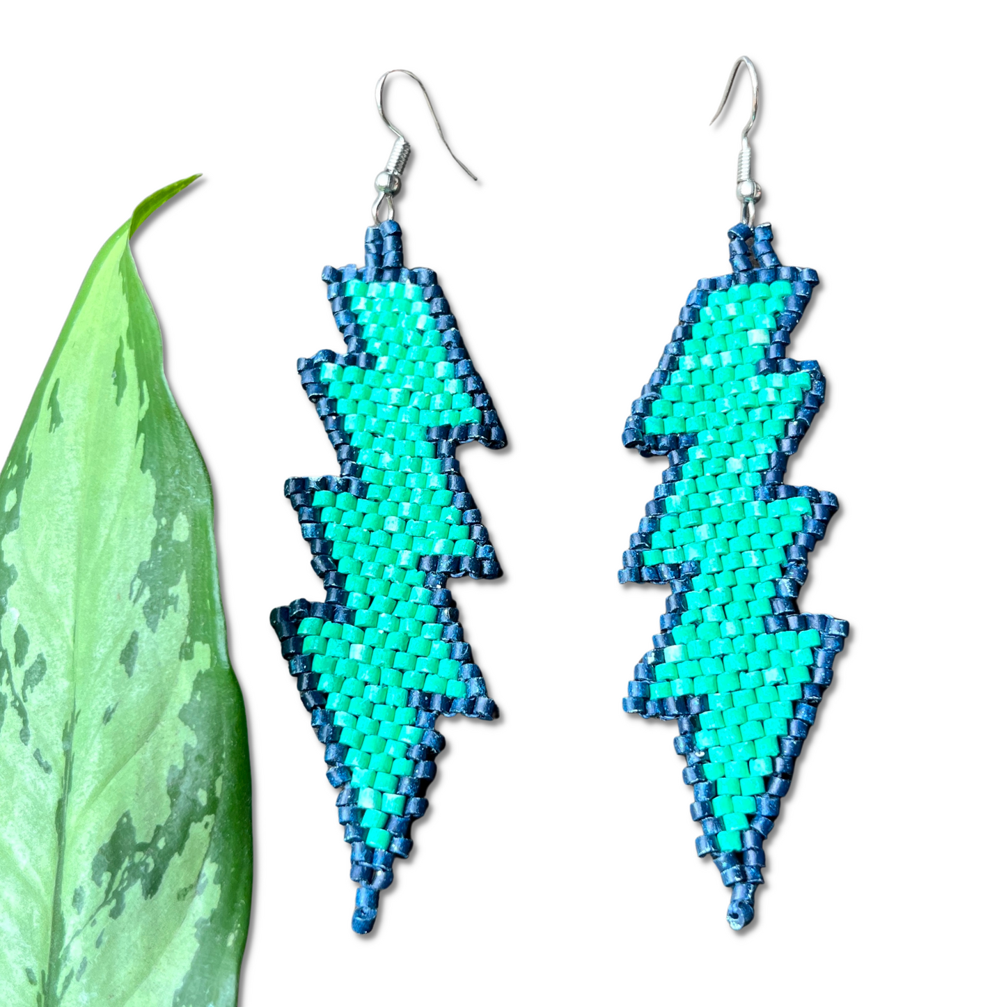 Lightweight, Statement Earrings - "Rayos", vibrants