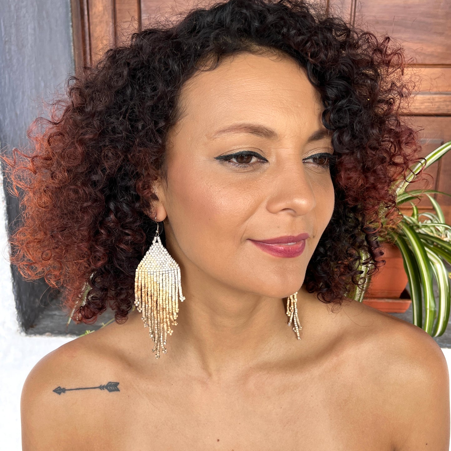 Lightweight Statement Earrings in Symmetrical Design