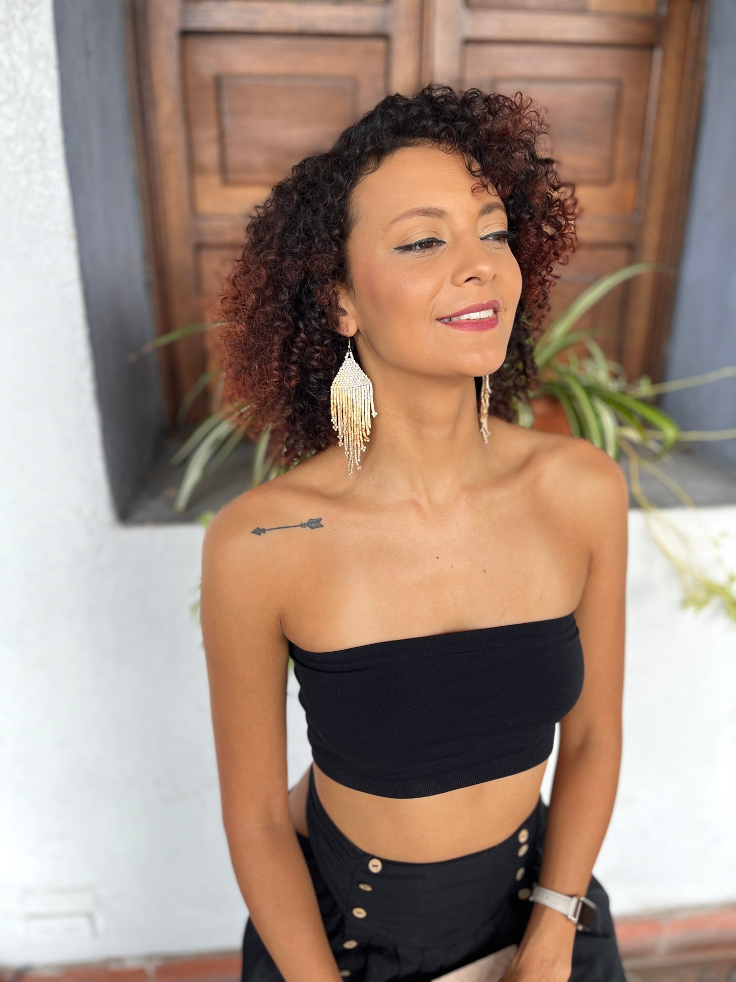Lightweight Statement Earrings in Symmetrical Design