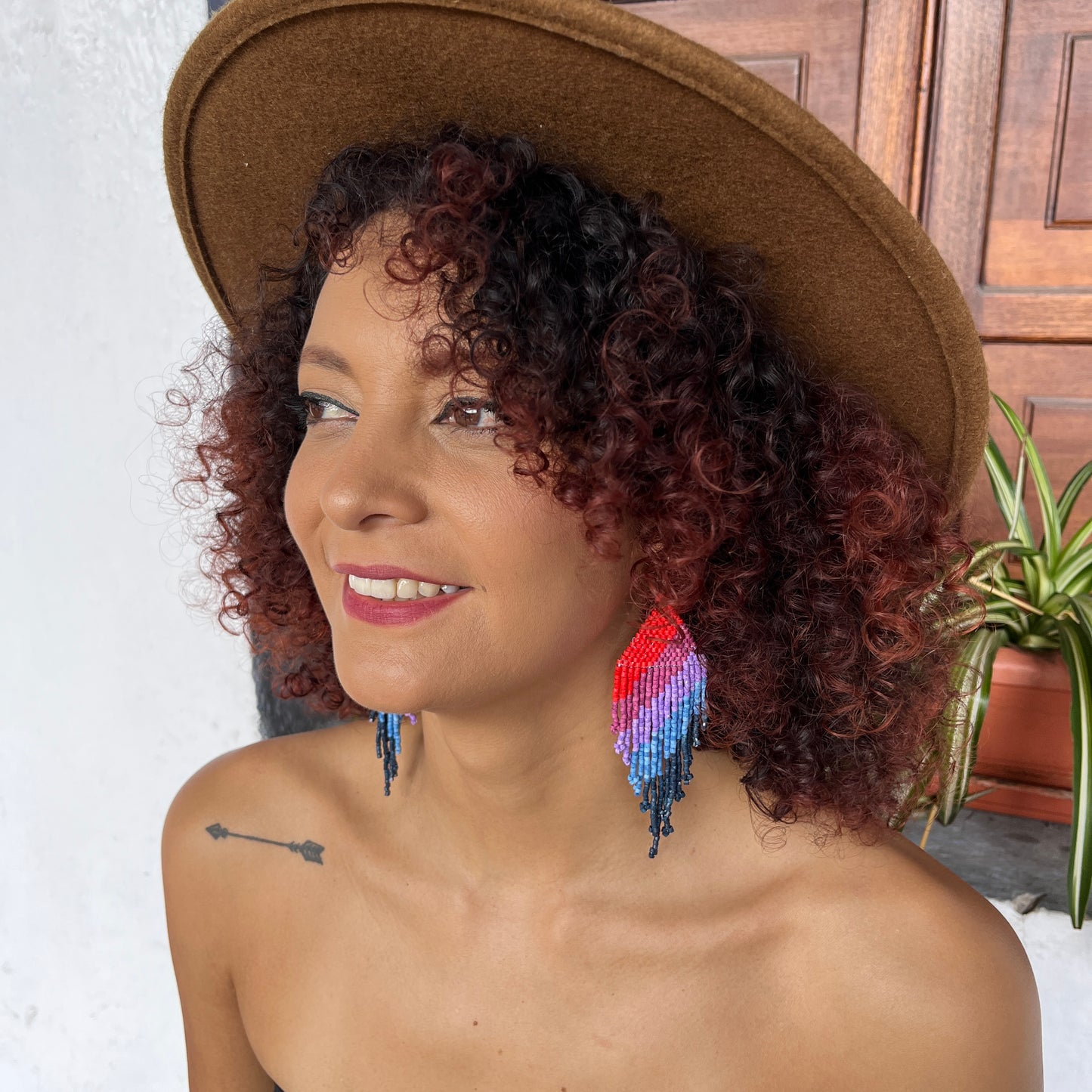 Lightweight Statement Earrings in Symmetrical Design