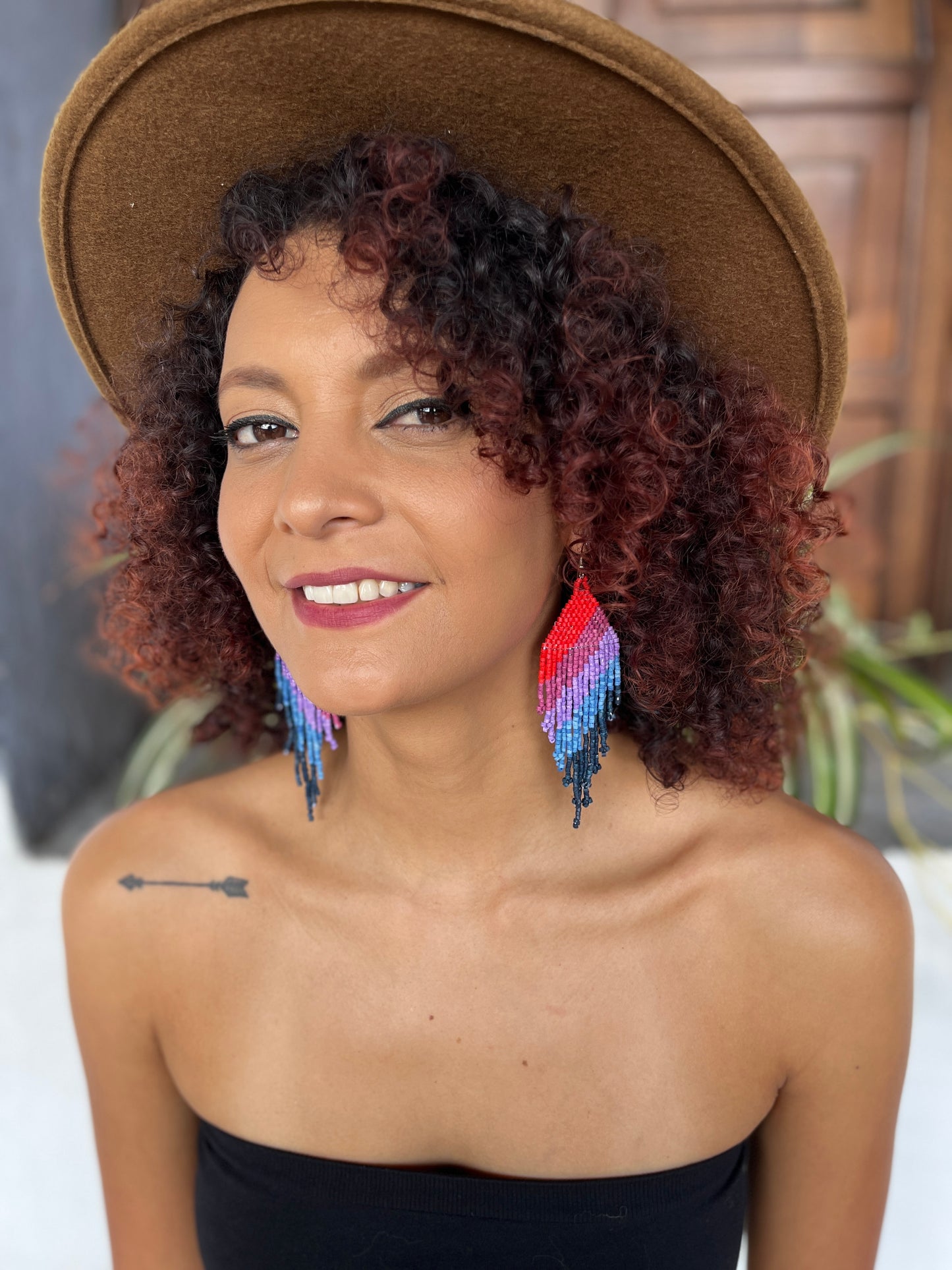 Lightweight Statement Earrings in Symmetrical Design