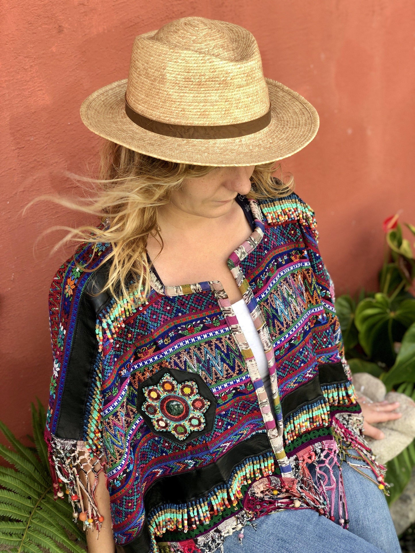 Huipil Shawl - Estrella
