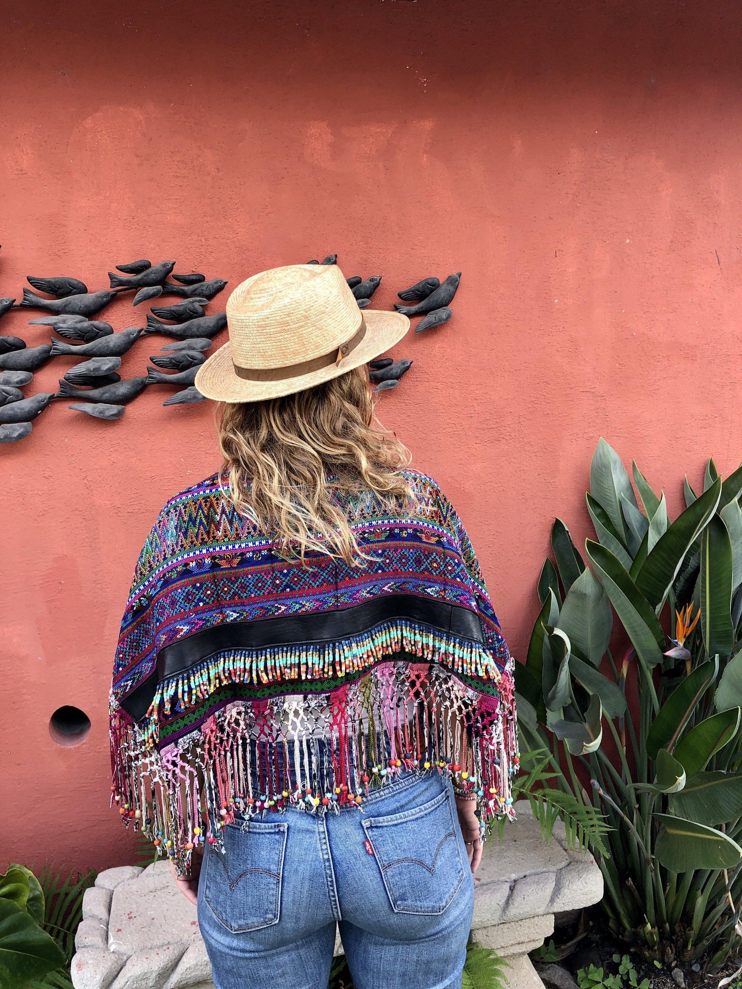 Huipil Shawl - Estrella