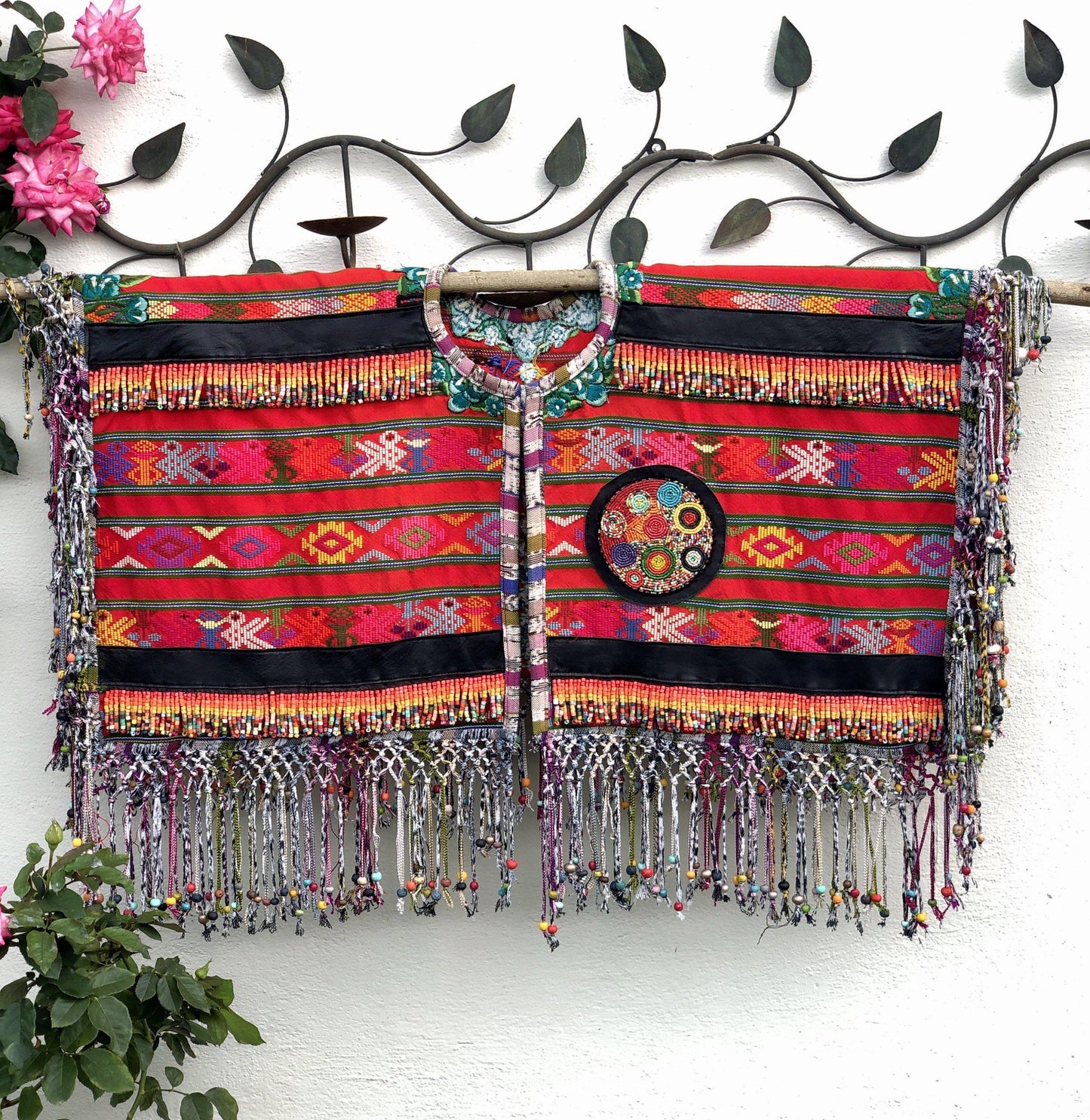 Huipil Shawl - Fuego