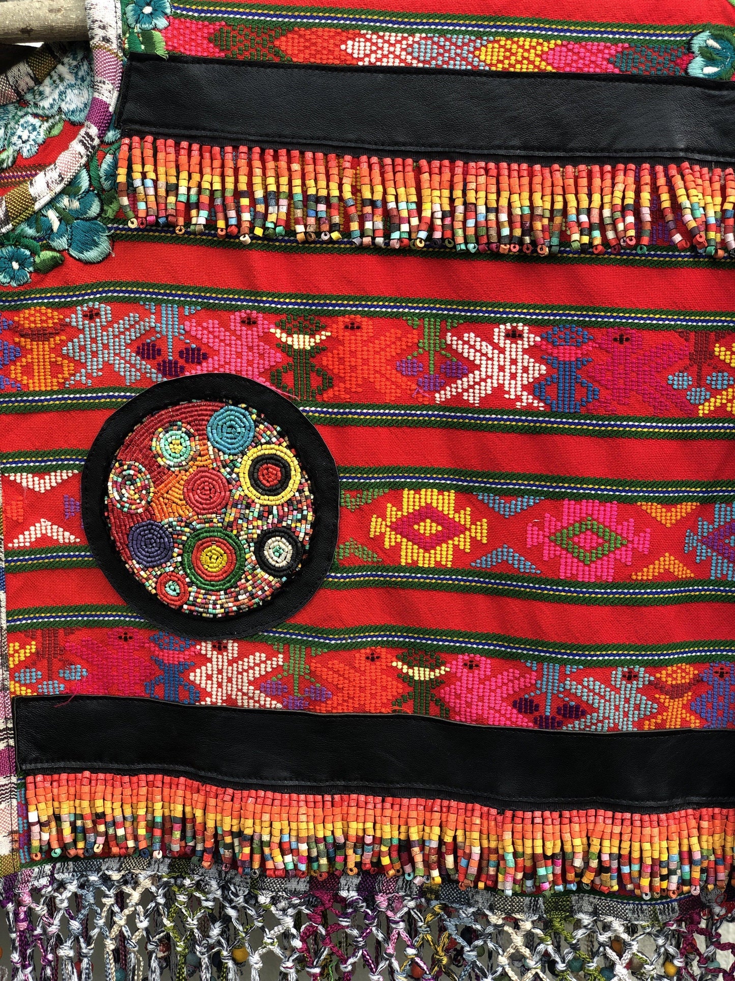 Huipil Shawl - Fuego