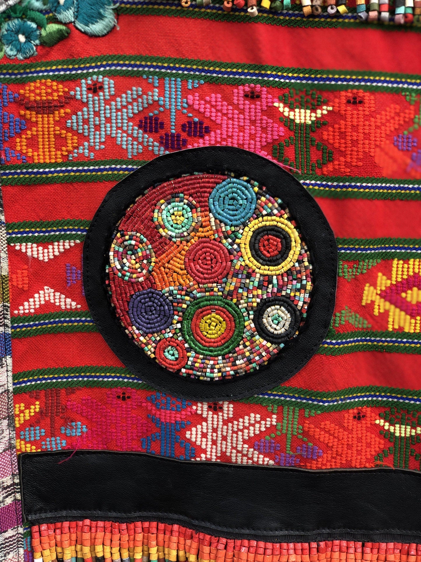 Huipil Shawl - Fuego