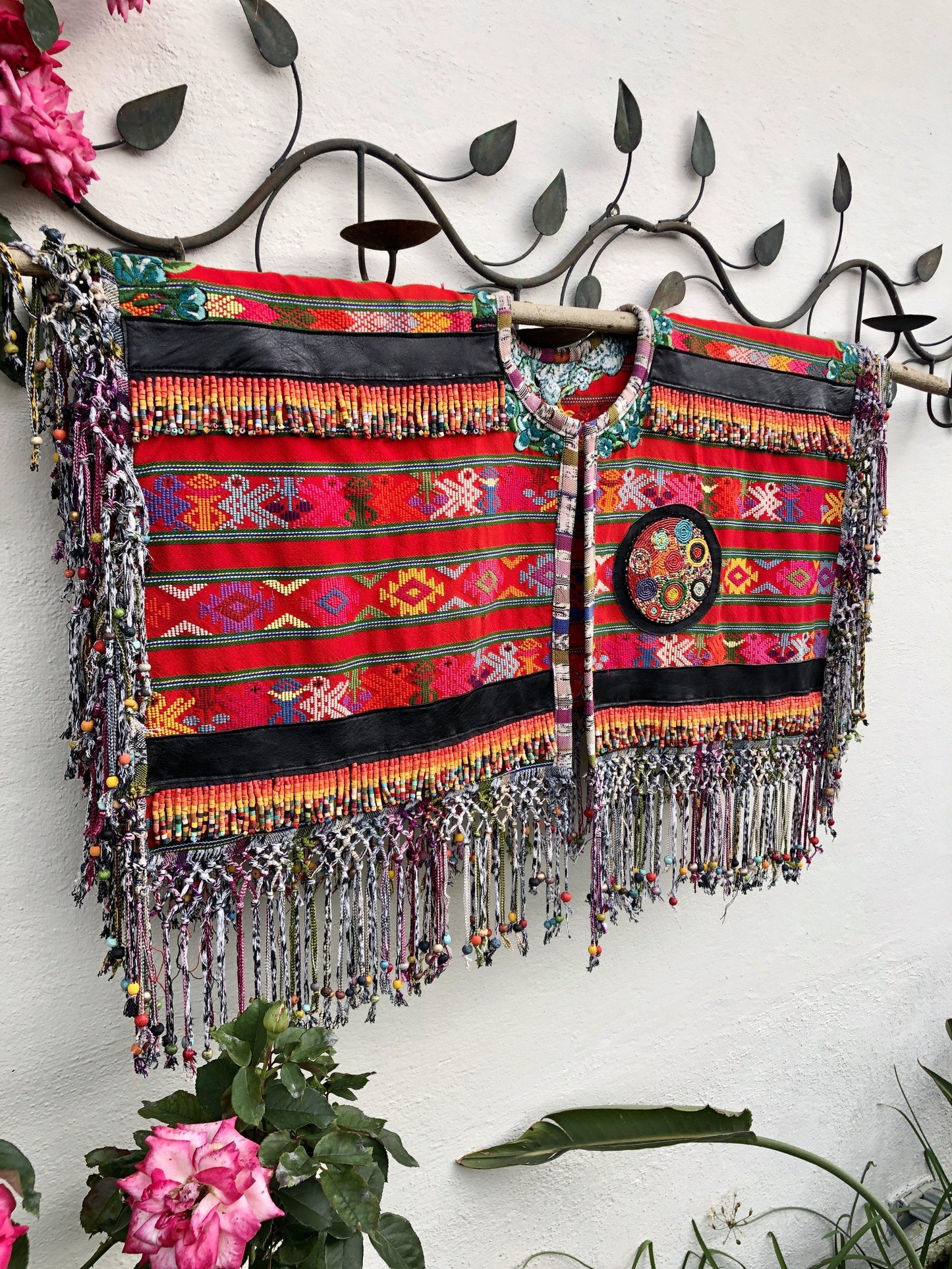 Huipil Shawl - Fuego