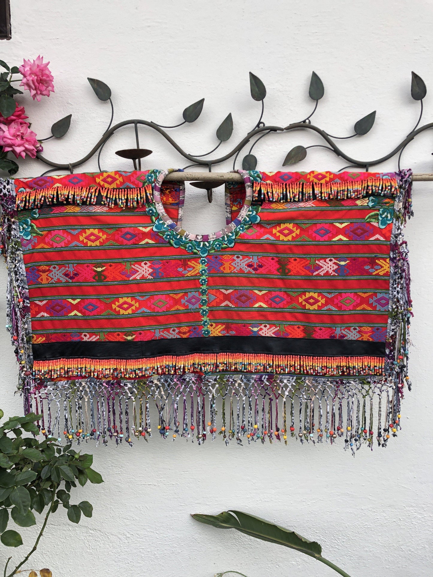 Huipil Shawl - Fuego