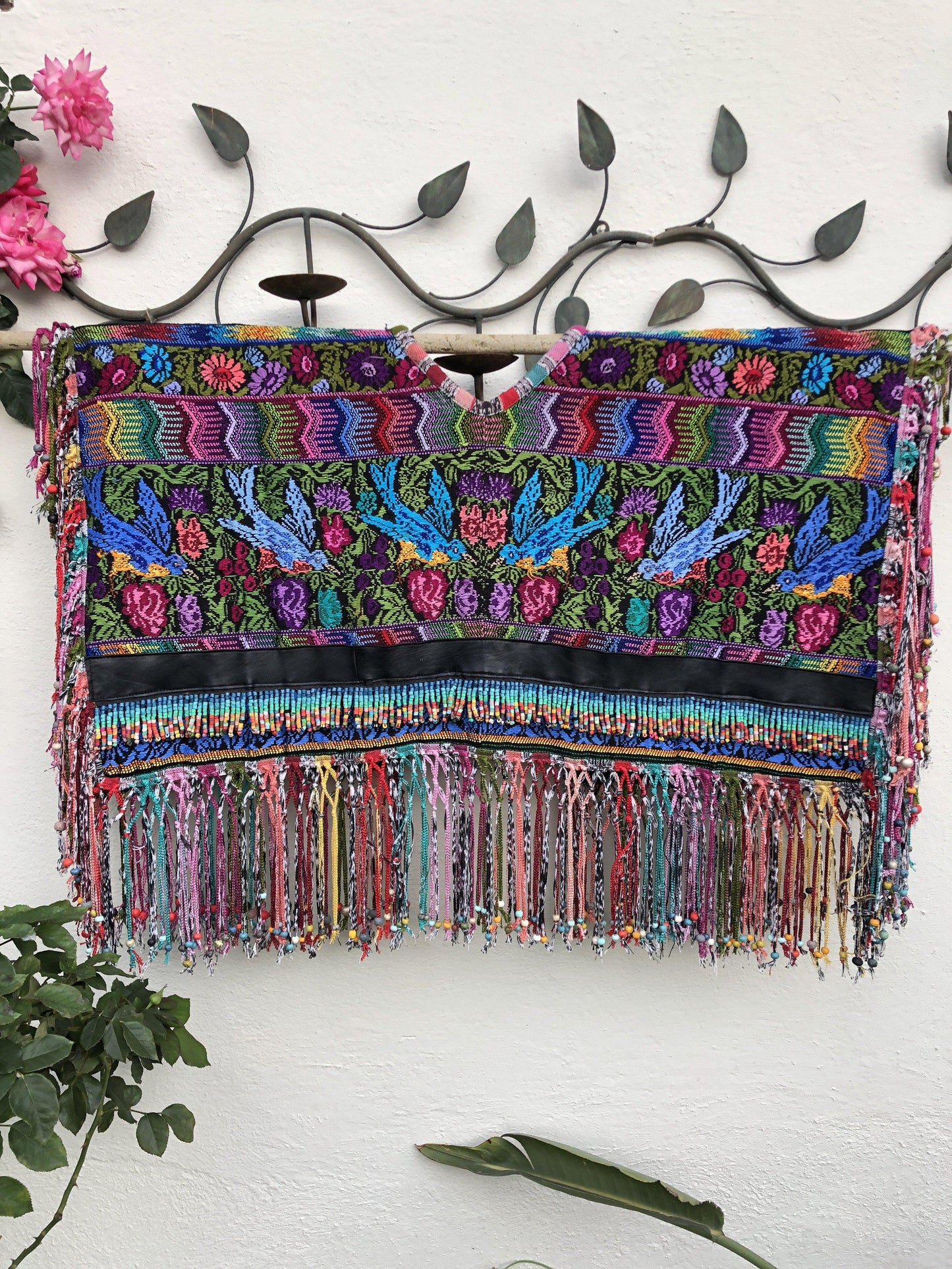 Huipil Shawl - Pájaros