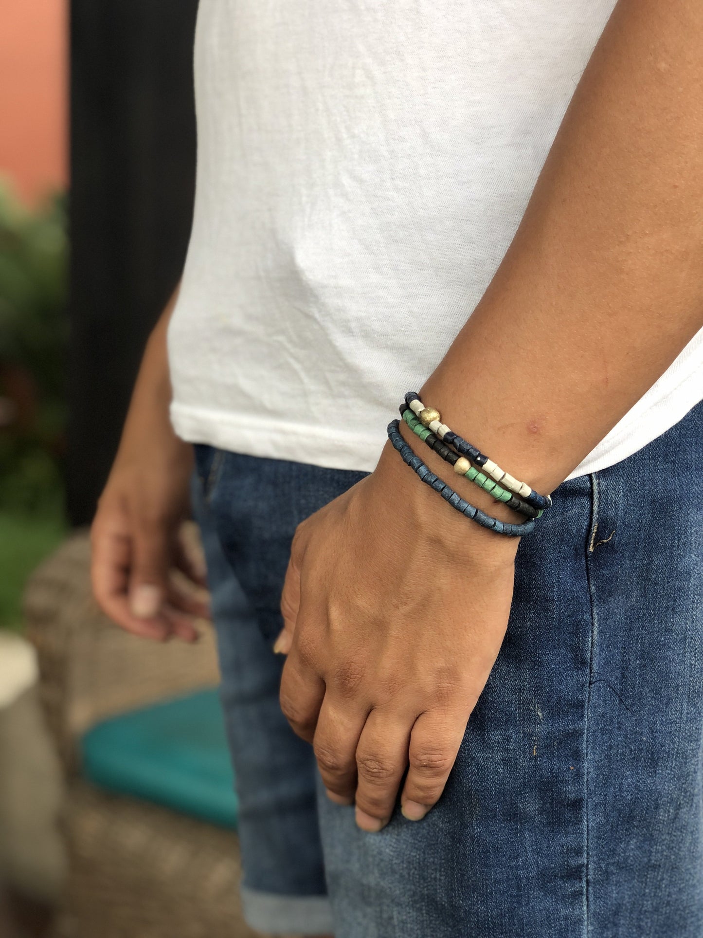 Solidarity Bracelets (Dark Colors, 5 pcs.) 100% DONATION TO OUR ARTISAN FAMILIES