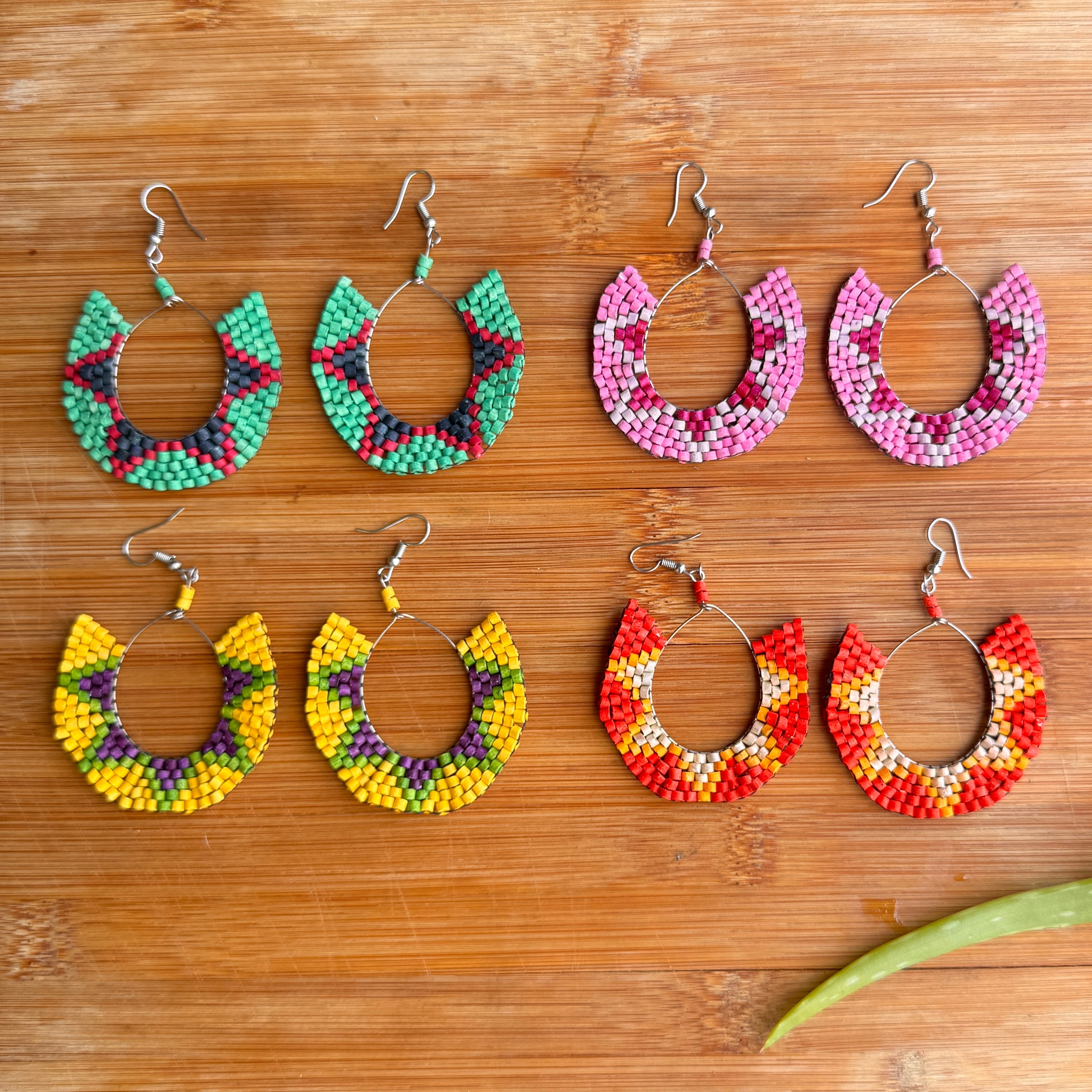 Handmade Ceramic Earrings Rooted in Guatemalan Craft | The