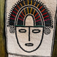 One-of-a-Kind Beaded Wall Art Hanging with Native Motifs - Handmade Ceramic Beads