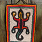 One-of-a-Kind Beaded Wall Art Hanging with Native Motifs - Handmade Ceramic Beads