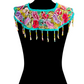 Shoulder Cape with Beads - Huipil Capa, Guiding Arrows