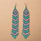 Long Fringe Earrings in Super Lightweight Design