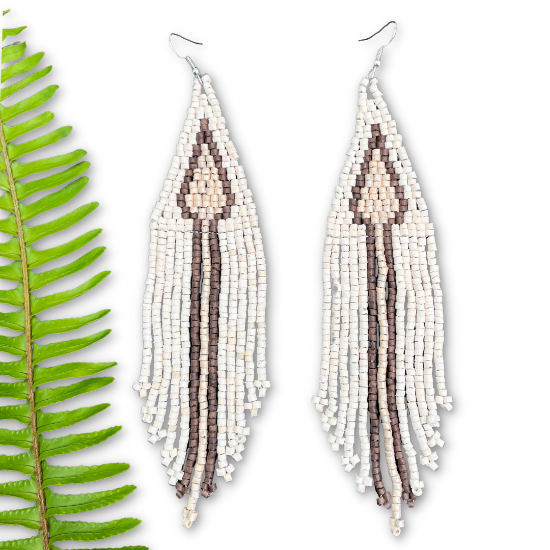 Lightweight Fringe Earrings - Arrow