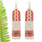 Woven Fringe Earrings - Rombo