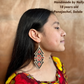 Lightweight Woven Earrings - Tribal Triangles