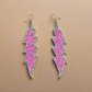 Lightweight Statement Earrings in Natural Stone