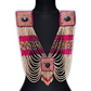 Ceremonial Body Jewelry Ethically Made for Festivals & Energetic Alignment – Warrior Goddess, Golden Fuchsia