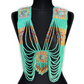 Ceremonial Body Jewelry Handmade for Energetic Alignment – Warrior Goddess, Luz de Turquesa