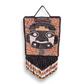One-of-a-Kind Beaded Wall Art Hanging with Native Motifs - Handmade Ceramic Beads