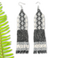 Woven Fringe Earrings - Rombo