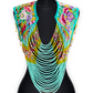 Shoulder Cape with Beads - Huipil Capa, Guiding Arrows
