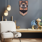 One-of-a-Kind Beaded Wall Art Hanging with Native Motifs - Handmade Ceramic Beads