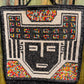 One-of-a-Kind Beaded Wall Art Hanging with Native Motifs - Handmade Ceramic Beads