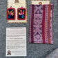Artisan Guatemalan Embroidered Hummingbird Colibri Bird Earrings with Ceramic Clay Beads and Silver Hooks, hot pink