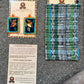 Artisan Guatemalan Embroidered Kingfisher Inspired Bird Earrings with Ceramic Clay Beads and Silver Hooks, orange