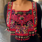 Chichicastenango Woven Textile Poncho with Black Jade