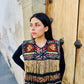 Ceremonial Fringe Poncho with Black Jade - Alas del Cielo