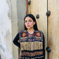Ceremonial Fringe Poncho with Black Jade - Alas del Cielo