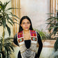 Ceremonial Shoulder Piece with Jade Stones and Ceramic Beads - Sacred Ivory