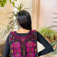 Ceremonial Poncho with Jade & Vintage Huipil - Alas del Cosmos