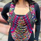 Imperial Draped Bead Vest Vintage Patzún Textile & Jade - 7 Jades Paradise
